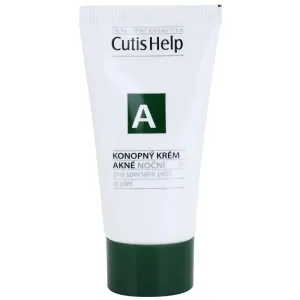 CutisHelp Health Care A - Acne Nachtcreme mit Hanf für problematische Haut, Akne 30 ml