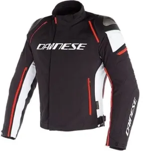 Dainese Racing 3 D-Dry Black/White/Fluo Red 52 Textiljacke