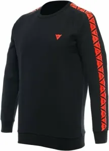 Dainese Sweater Stripes Black/Fluo Red L Sweatshirt