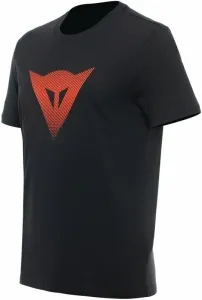 Dainese T-Shirt Logo Black/Fluo Red L Angelshirt