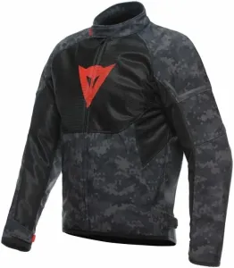 Dainese Ignite Air Tex Jacket Camo Gray/Black/Fluo Red 50 Textiljacke