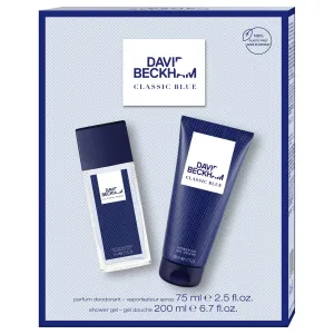 David Beckham Classic Blue - Deo mit Zerstäuber 75 ml + Duschgel 200 ml