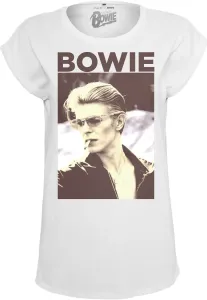 David Bowie T-Shirt Logo S Weiß