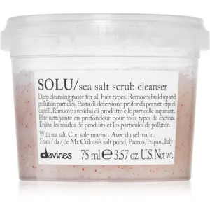Davines Essential Haircare SOLU Sea Salt Scrub Cleanser Reinigungspeeling für alle Haartypen 75 ml