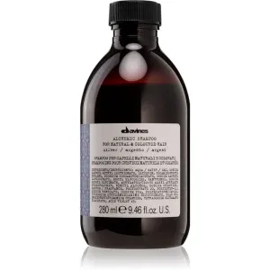 Davines Alchemic Shampoo Silver Shampoo mit ernährender Wirkung für eine leuchtendere Haarfarbe 280 ml