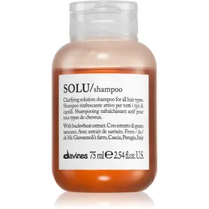 Davines Essential Haircare SOLU Shampoo tiefenreinigendes Shampoo mit einer erfrischenden Wirkung 75 ml