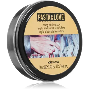 Davines Pasta & Love Strong-Hold Mat Clay Hairstyling-Lehm matt 50 ml