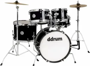 DDRUM D1 Jr 5-Piece Complete Drum Kit Kinder Schlagzeug Schwarz Midnight Black