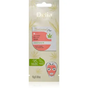 Delia Cosmetics Botanical Flow Hemp Oil beruhigende Hautmaske für empfindliche und irritierte Haut 10 g