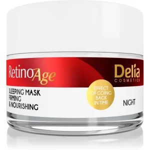 Delia Cosmetics Retino Age Nährende und straffende Maske für die Nacht 50 ml #324837