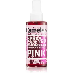 Delia Cosmetics Cameleo Spray & Go Color Haarspray für das Haar Farbton PINK 150 ml