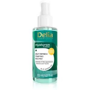 Delia Cosmetics Hyaluron Fusion Tonisierendes Gesichtsnebel-Spray mit festigender Wirkung 150 ml