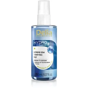 Delia Cosmetics Hydro Fusion + Tonisierendes Gesichtsnebel-Spray mit feuchtigkeitsspendender Wirkung 150 ml