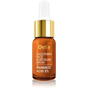 Delia Cosmetics Professional Face Care Mandelic Acid Glättendes Serum mit Hyaluronsäure für Gesicht, Hals und Dekolleté 10 ml