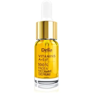 Delia Cosmetics Professional Face Care Vitamins A+E+F Antifalten Serum Für Gesicht und Dekolleté 10 ml