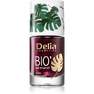 Delia Cosmetics Bio Green Philosophy Nagellack Farbton 614 Plum 11 ml