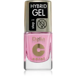 Delia Cosmetics Coral Hybrid Gel Gel-Lack für Fingernägel - keine UV/LED Lampe erforderlich Farbton 116 11 ml