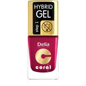 Delia Cosmetics Coral Nail Enamel Hybrid Gel Gel-Nagellack Farbton 06 11 ml