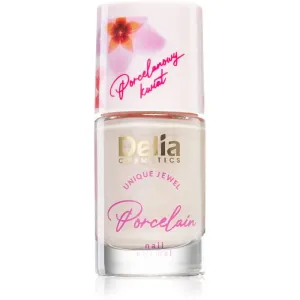 Delia Cosmetics Porcelain Nagellack 2 in 1 Farbton 03 Salmon Pink 11 ml