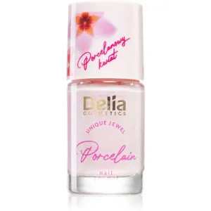 Delia Cosmetics Porcelain Nagellack 2 in 1 Farbton 05 Pink 11 ml