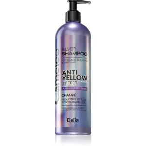 Delia Cosmetics Cameleo Anti-Yellow Effect Shampoo zum Neutralisieren von Gelbstich für blonde und graue Haare 500 ml