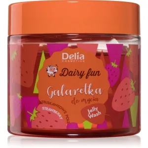 Delia Cosmetics Dairy Fun Gelee zum Duschen Strawberry 350 g