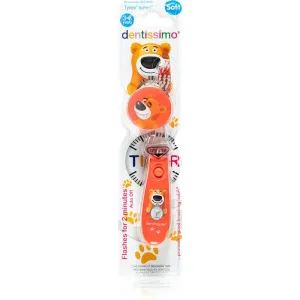 Dentissimo Toothbrushes Kids Kinderzahnbürste mit blinkender Schaltuhr Farbton Red 1 St