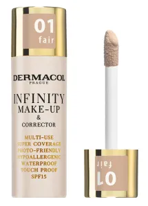 Dermacol Hochdeckendes Make-up und Concealer Infinity (Multi-Use Super Coverage Waterproof Touch) 20 g 01 Fair