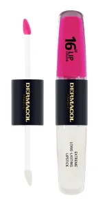 Dermacol Langanhaltende zweiphasige Lippenfarbe und Lipgloss 16H Lip Colour (Extreme Long-Lasting Lipstick) 4 + 4 ml 1