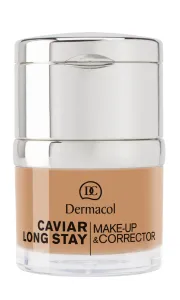 Dermacol Langanhaltendes Make-up mit Kaviarextrakten und perfektionierendem Korrektor (Caviar Long Stay Make-Up & Corrector) 30 ml 4 Tan