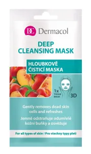 Dermacol Deep Cleansing Mask Feuchtigkeitsspendende Tuchmaske für Unregelmäßigkeiten der Haut 15 ml