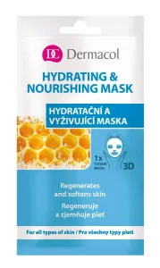 Dermacol Hydrating & Nourishing Mask Feuchtigkeitsspendende Tuchmaske mit Hydratationswirkung 15 ml