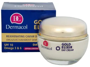 Dermacol Gold Elixir Rejuvenating Caviar Day Cream verjüngende Hautcreme gegen Falten 50 ml