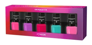 Dermacol Neon Neonlack für natürliche und künstliche Fingernägel (geschenkset)