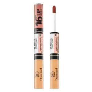 Dermacol 16H Lip Colour zweiphasige, langanhaltende Farbe und Gloss für die Lippen No. 31 7,1 ml