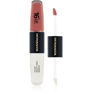 Dermacol 16H Lip Colour langlebiger, glänzender Lippenstift Farbton 23 2x4 ml