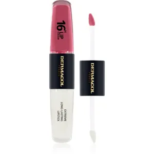 Dermacol 16H Lip Colour langlebiger, glänzender Lippenstift Farbton 35 2x4 ml