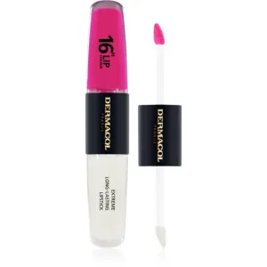 Dermacol 16H Lip Colour langlebiger, glänzender Lippenstift Farbton 8 2x4 ml
