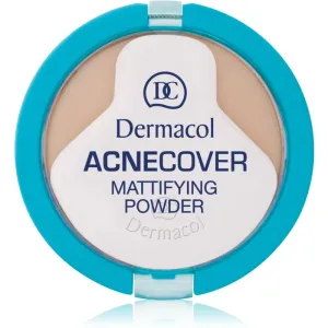 Dermacol ACNEcover Mattifying Powder Puder für problematische Haut No.03 Sand 11 g