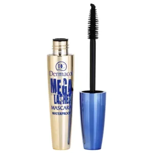 Dermacol Mega Lashes Wasserfester Mascara für mehr Volumen Farbton Black 12.5 ml