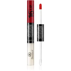 Dermacol 16H Lip Colour zweiphasige, langanhaltende Farbe und Gloss für die Lippen Farbton 04 4.8 g