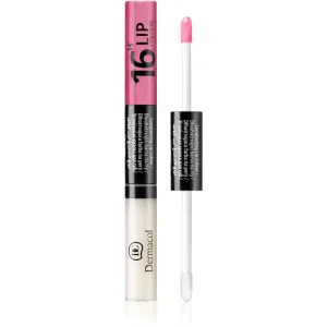 Dermacol 16H Lip Colour zweiphasige, langanhaltende Farbe und Gloss für die Lippen Farbton 11 4.8 g