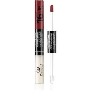 Dermacol 16H Lip Colour zweiphasige, langanhaltende Farbe und Gloss für die Lippen Farbton 12 4.8 g