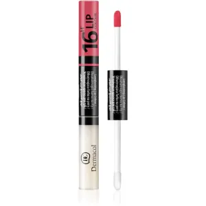 Dermacol 16H Lip Colour zweiphasige, langanhaltende Farbe und Gloss für die Lippen Farbton 16 4.8 g