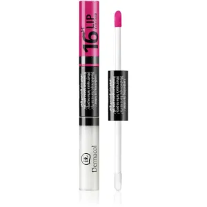 Dermacol 16H Lip Colour zweiphasige, langanhaltende Farbe und Gloss für die Lippen Farbton 21 4.8 g