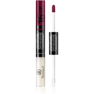 Dermacol 16H Lip Colour zweiphasige, langanhaltende Farbe und Gloss für die Lippen Farbton 22 4.8 g