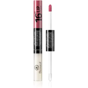 Dermacol 16H Lip Colour zweiphasige, langanhaltende Farbe und Gloss für die Lippen Farbton 35 4.8 g