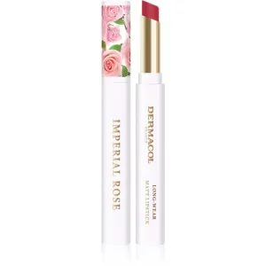 Dermacol Imperial Rose Mattierender Lippenstift mit Rosenduft Farbton 03 1,6 g