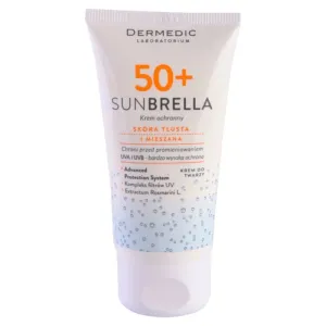 Dermedic Sunbrella schützende Creme für fettige und gemischte Haut SPF 50+ 50 g