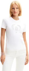 Desigual Damen T-Shirt D Cor Regular Fit 24SWTKAK1001 L